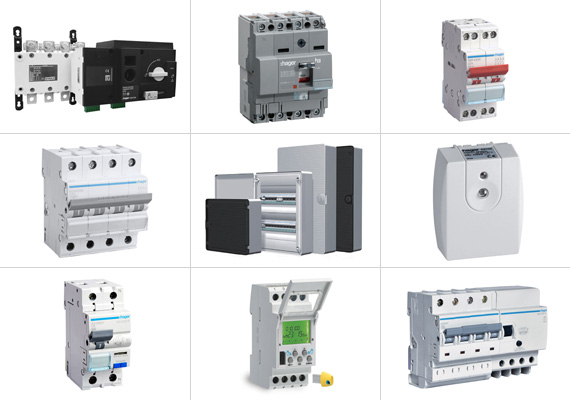 MCB, MCCB, RCCB, RCBO, RCD+MCB modules, Distribution Boards, Movement Detectors, Presence Detectors - Eurolec Energy